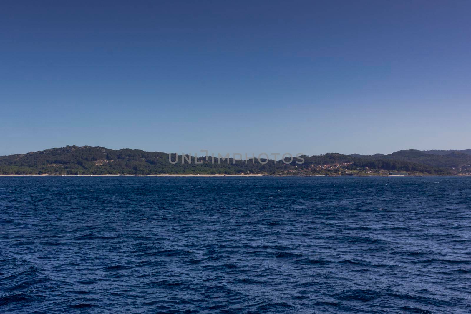 Boat trip through the Atlantic Ocean, in Spain