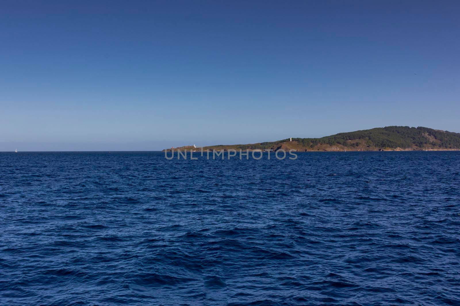 Boat trip through the Atlantic Ocean, in Spain