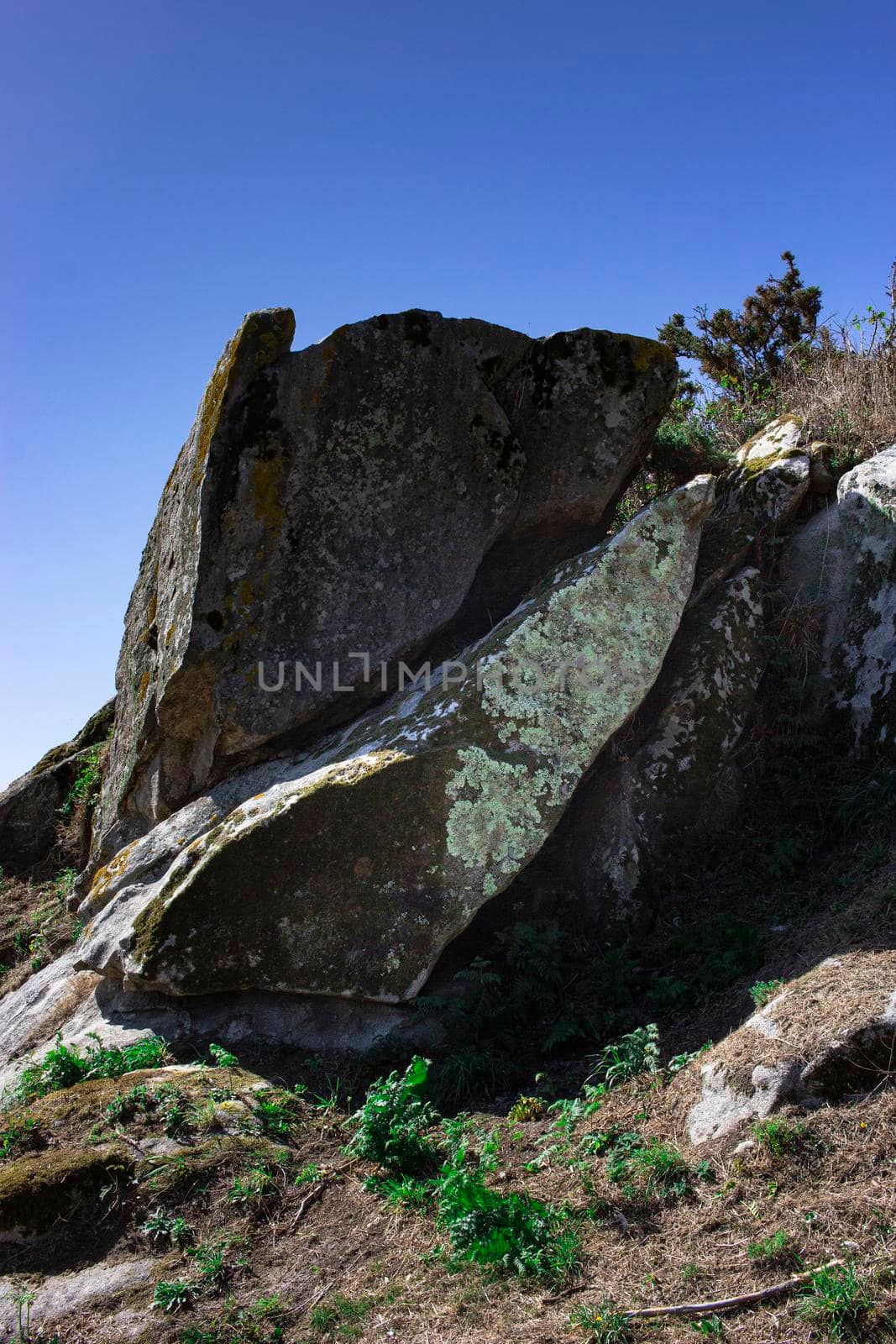 Curious and strange stones on an island in the Atlantic Ocean by loopneo