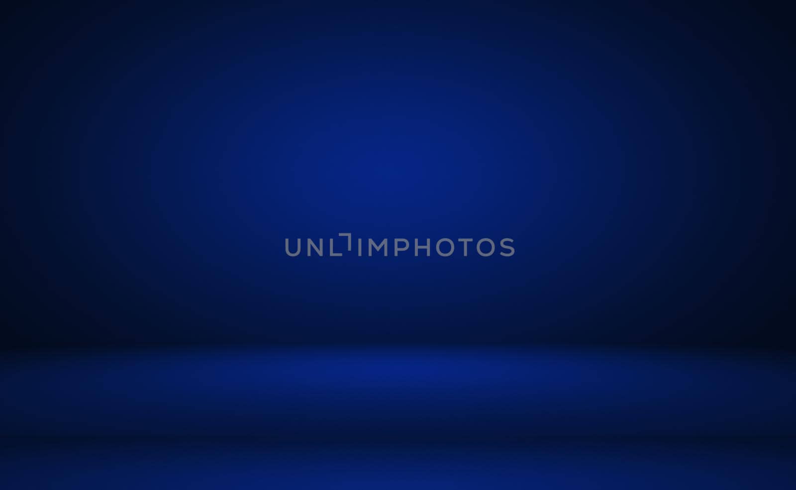 Abstract Luxury gradient Blue background. Smooth Dark blue with Black vignette Studio Banner