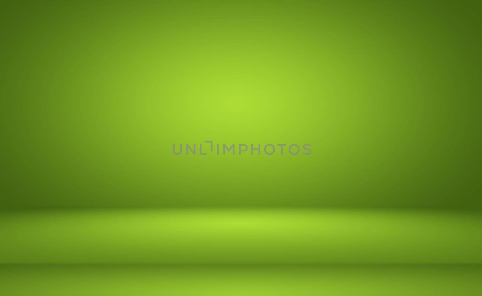 Green gradient abstract background empty room with space for your text and picture