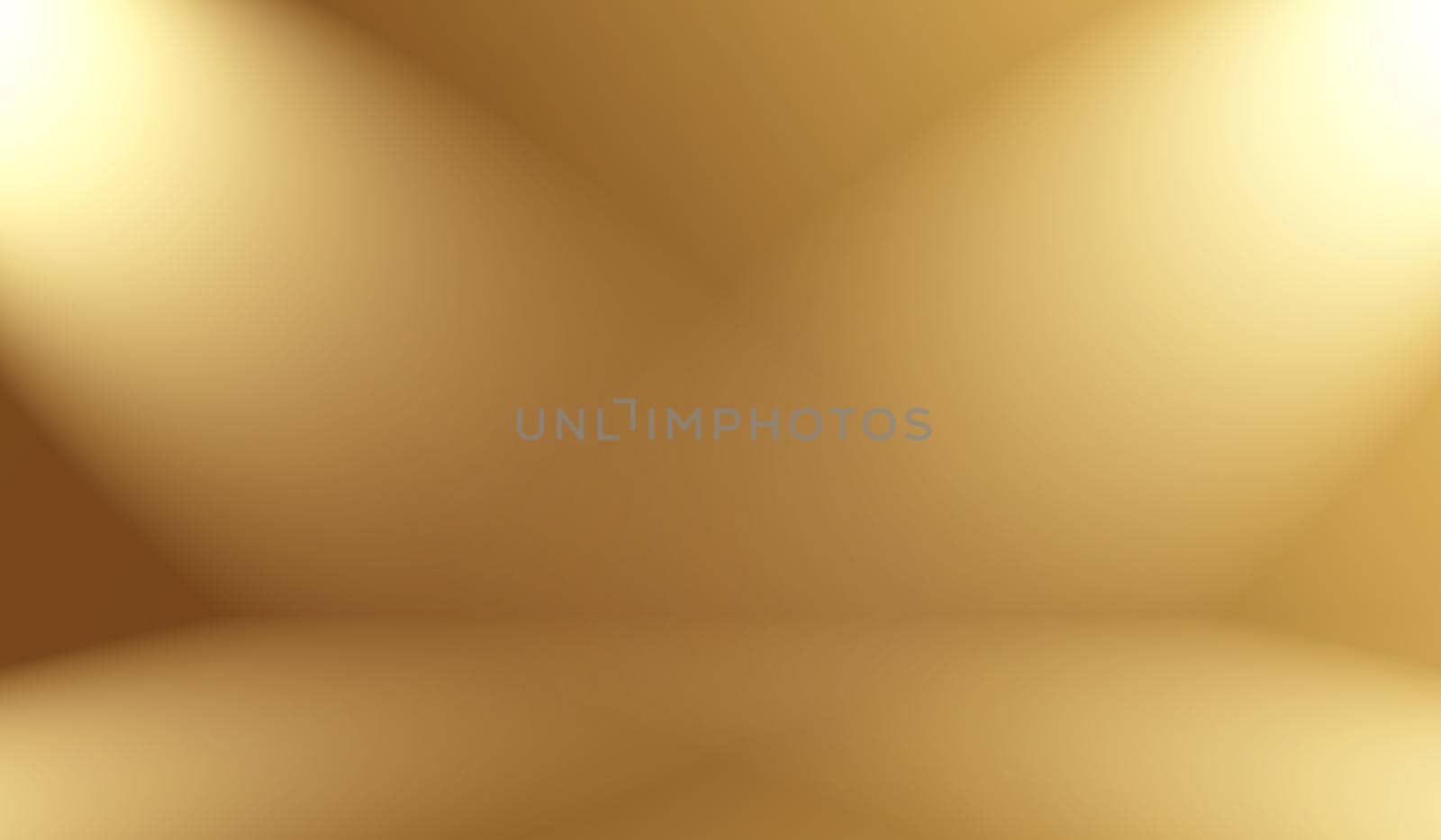 Abstract Luxury Gold yellow gradient studio wall, well use as background,layout,banner and product presentation