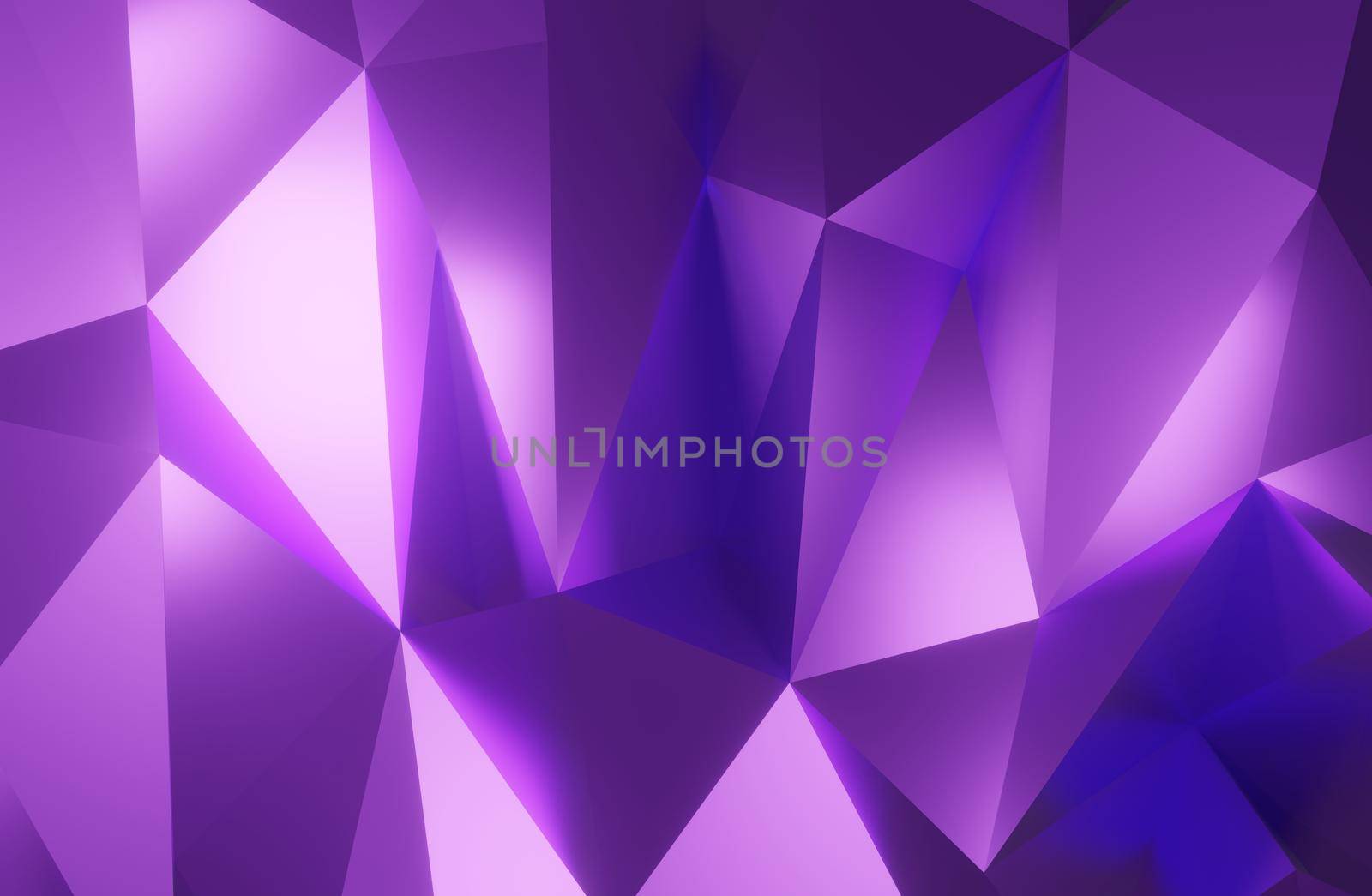 Abstract geometric pattern background polygonal triangle background purple 3d rendering by noppha80