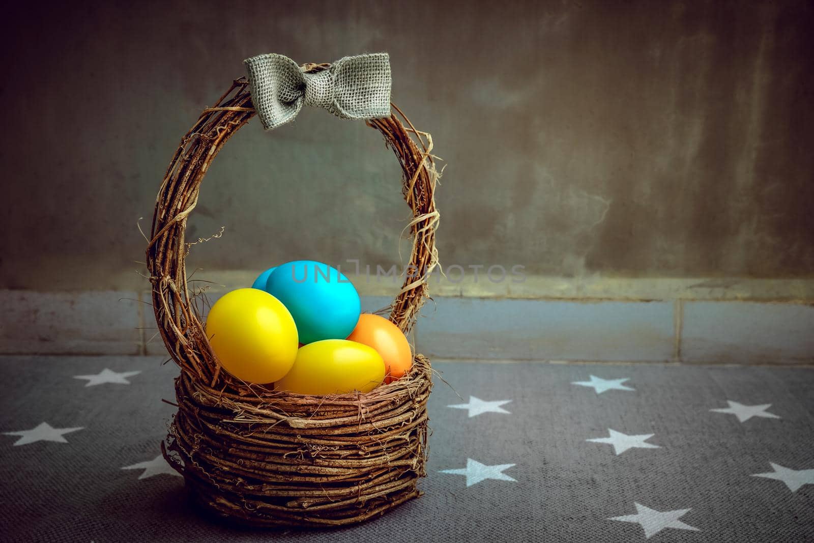 Easter Eggs in the Basket by Anna_Omelchenko