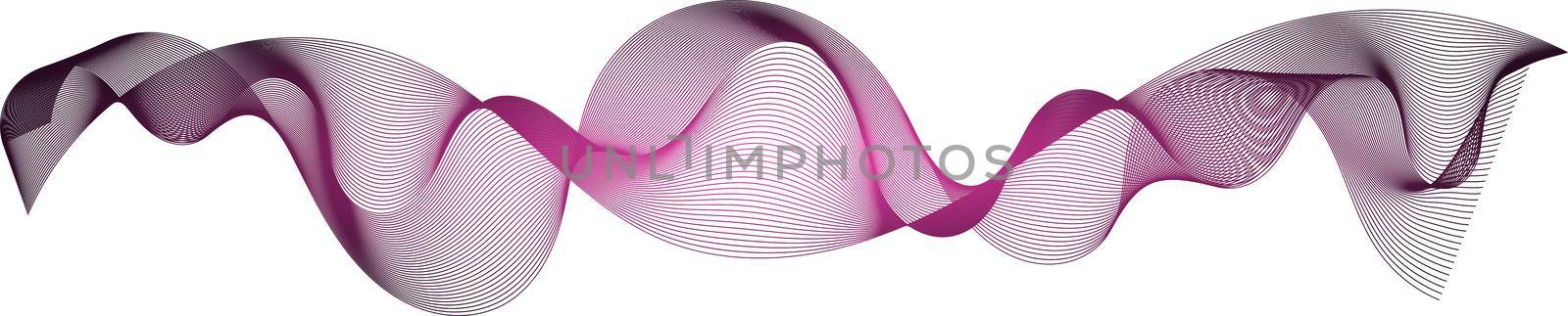 Abstract Wire Mesh Wave Background by NelliPolk