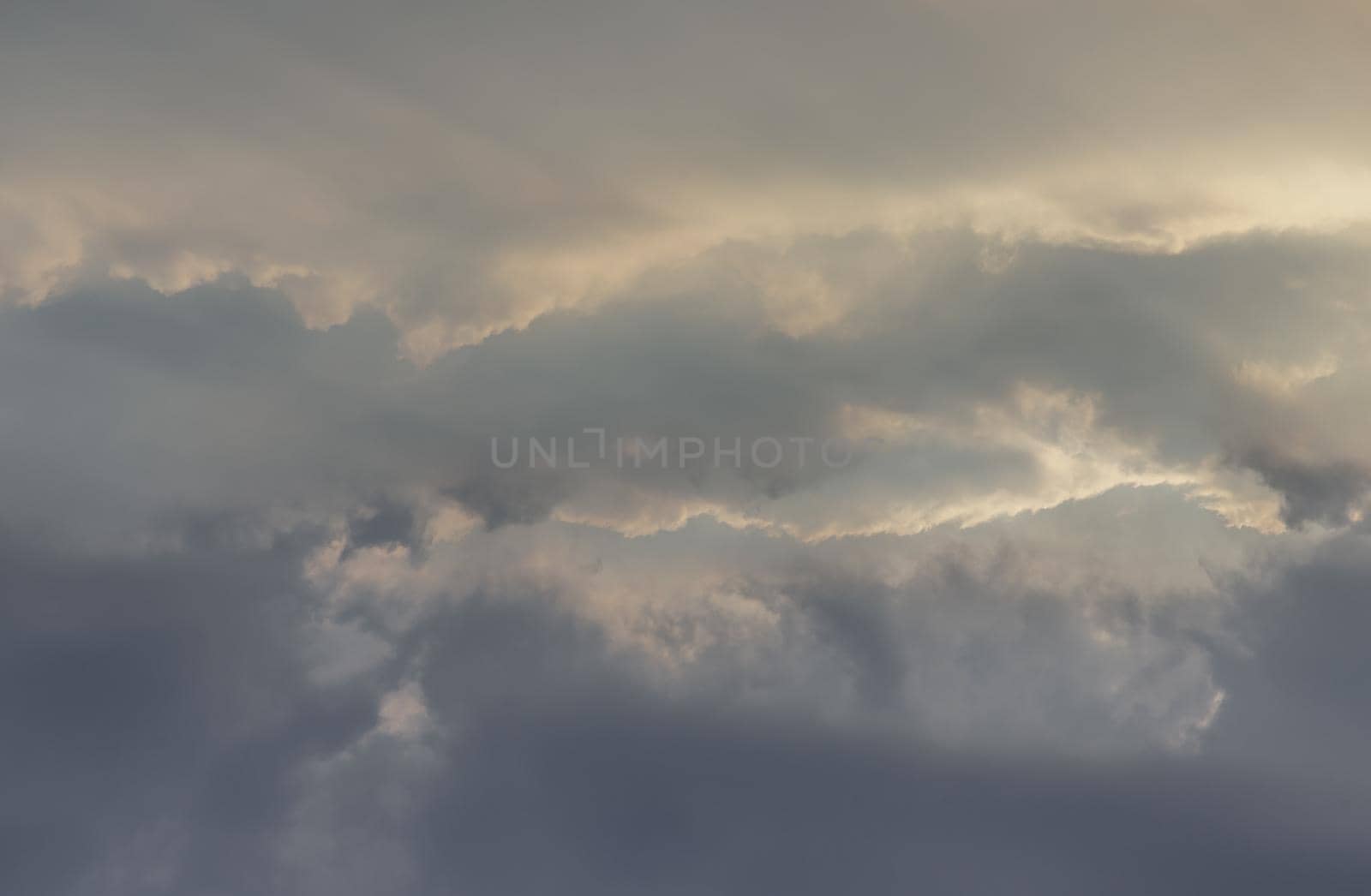 The cloudy beautiful sky with the light shining from the sun. The softness of the cloud creates a feeling of relaxation. copy space, No focus, specifically.
