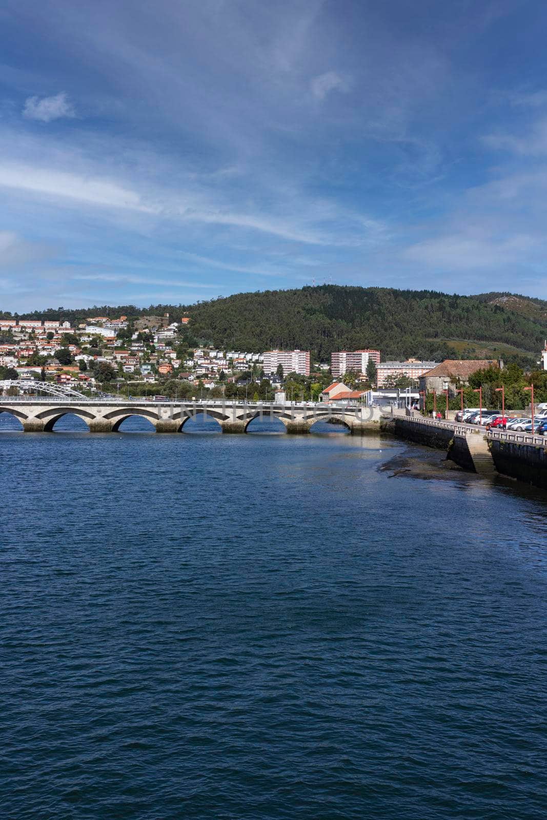 bridge over river in the north of Galicia in Spain