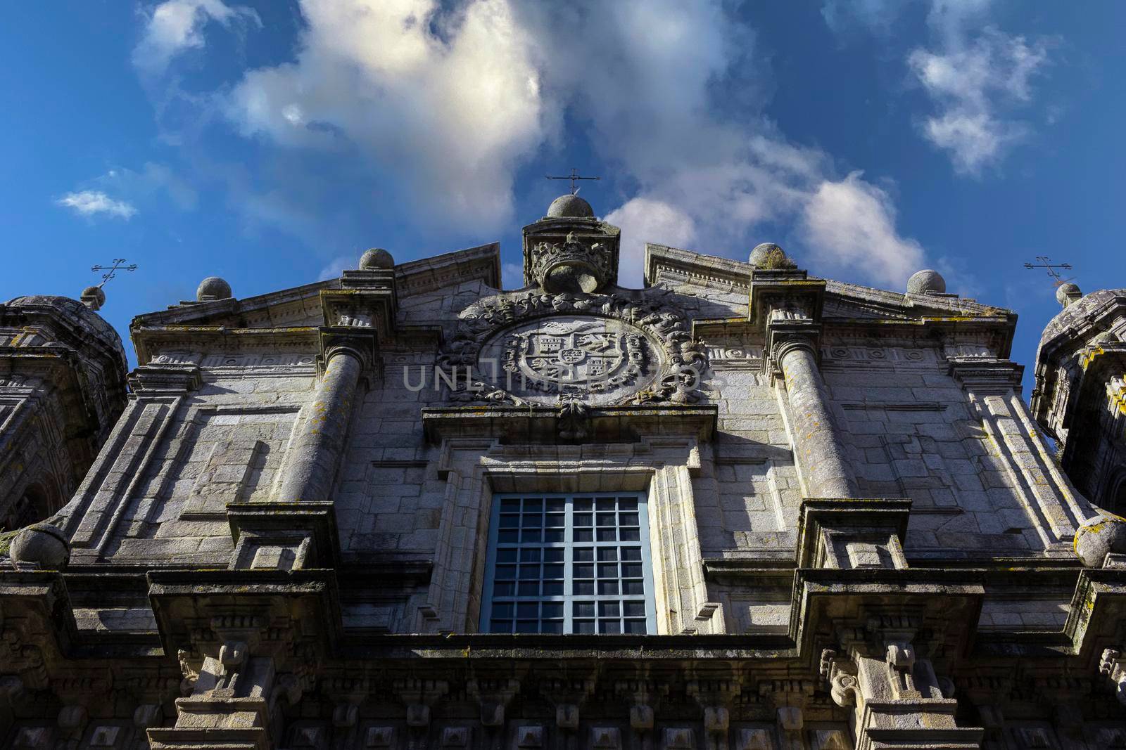 Historic stone buildings, in Galicia Spain