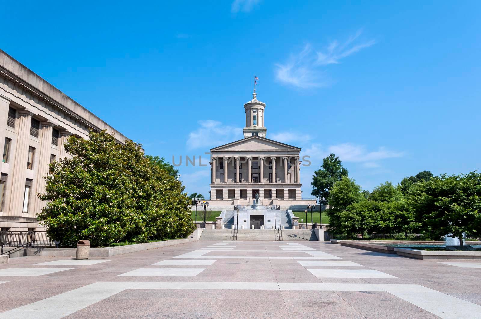 Tennessee State Capitol building in Nashville. by FER737NG