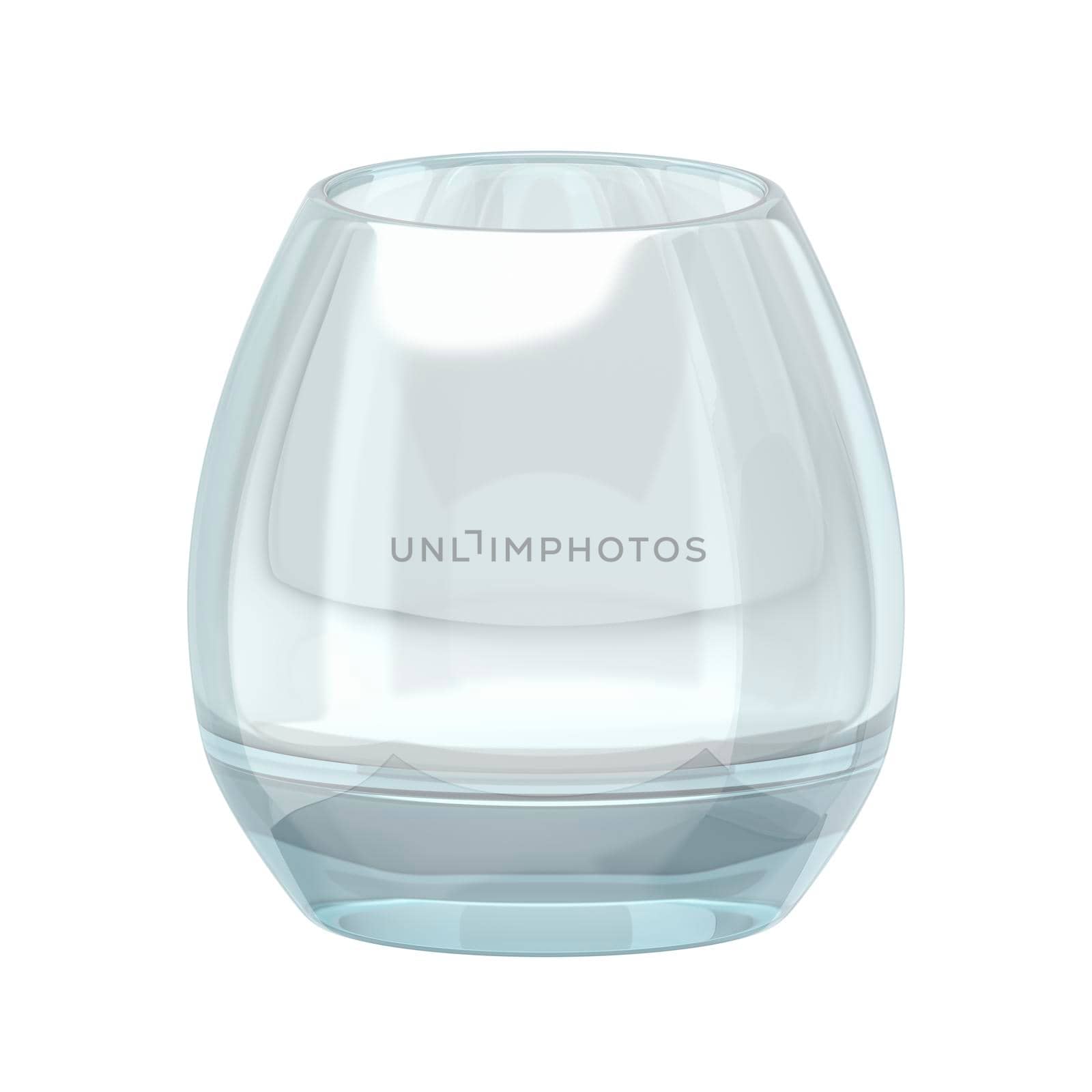 Empty glass isolated on white by magraphics