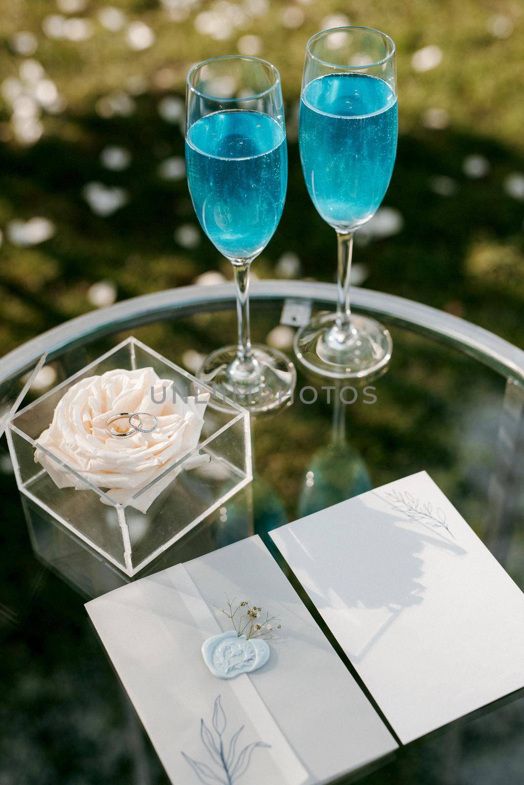 wedding glasses for wine and champagne from crystal