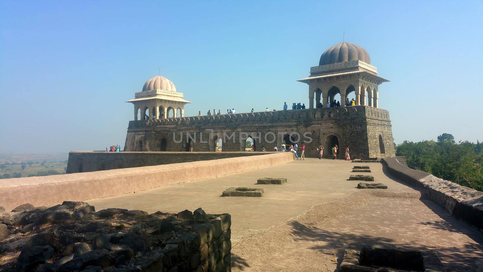 The Pavilion or Mahal of Rani Rupmati palace have Afghan architectural style & was originally constructed as an army observatory at Mandu in Dhaar district of Madhya Pradesh, India.
