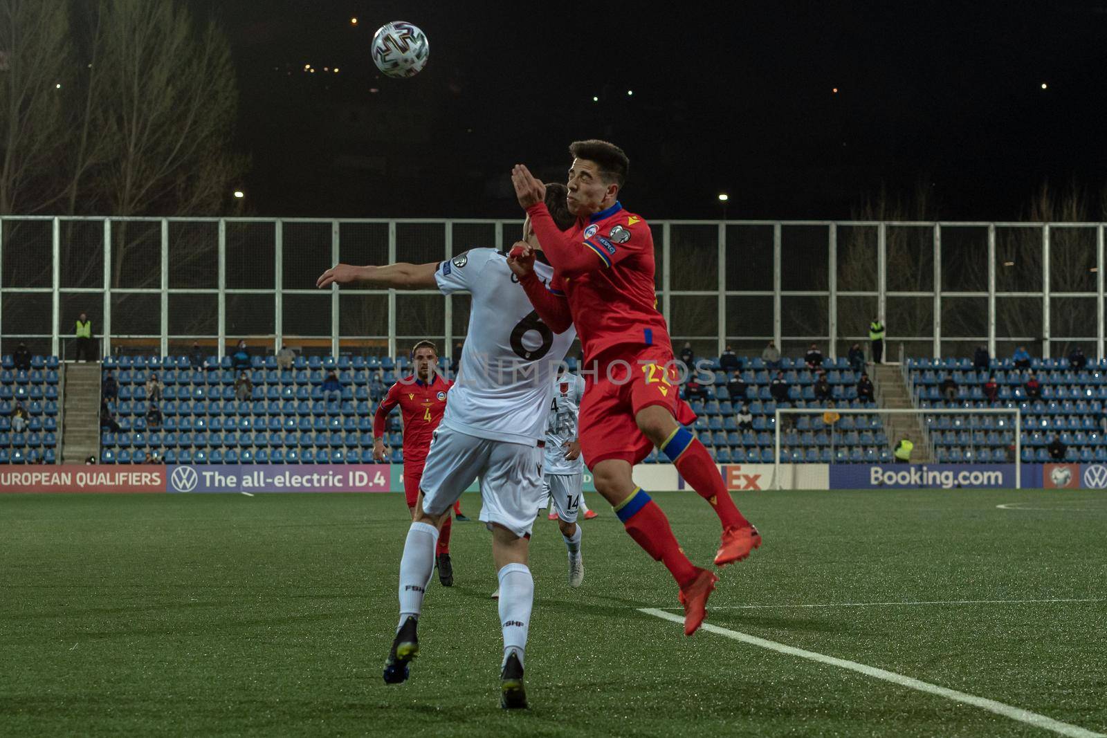 Andorra La Vella, Andorra : 2021 March 25 : Cucu AND in the Qatar 2022 World Cup Qualifying match.
