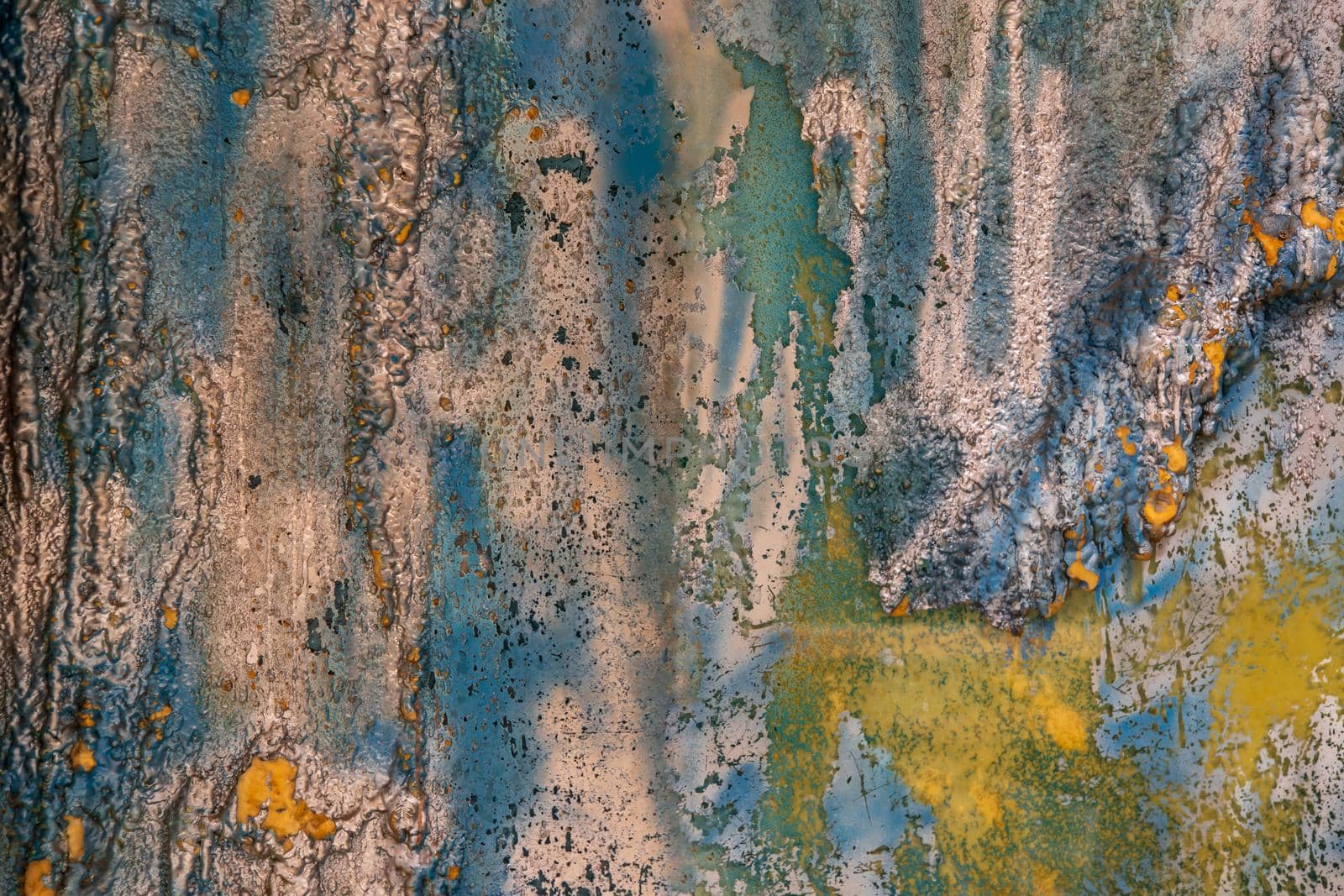 Creative background with Spray paint. Colorful texture surface, Decorative wall paint. Copy space.