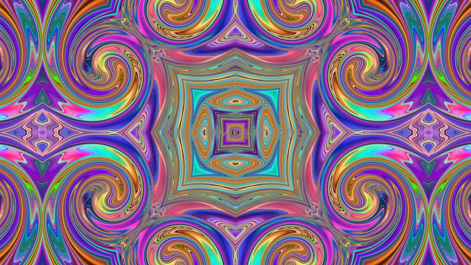 Abstract multicolored background with ornaments. Design, art