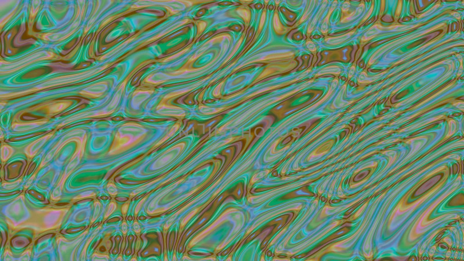 Abstract textured green background with bubbles. Design, art