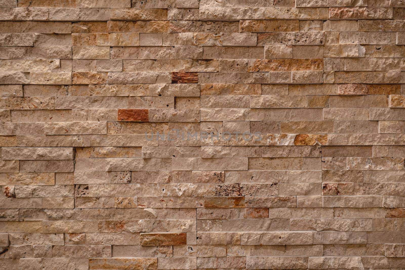 Black stone brick wall background, marbled textured. by sirawit99