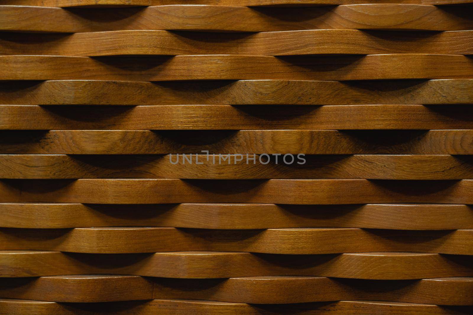 Timber wood plank curve background. by sirawit99