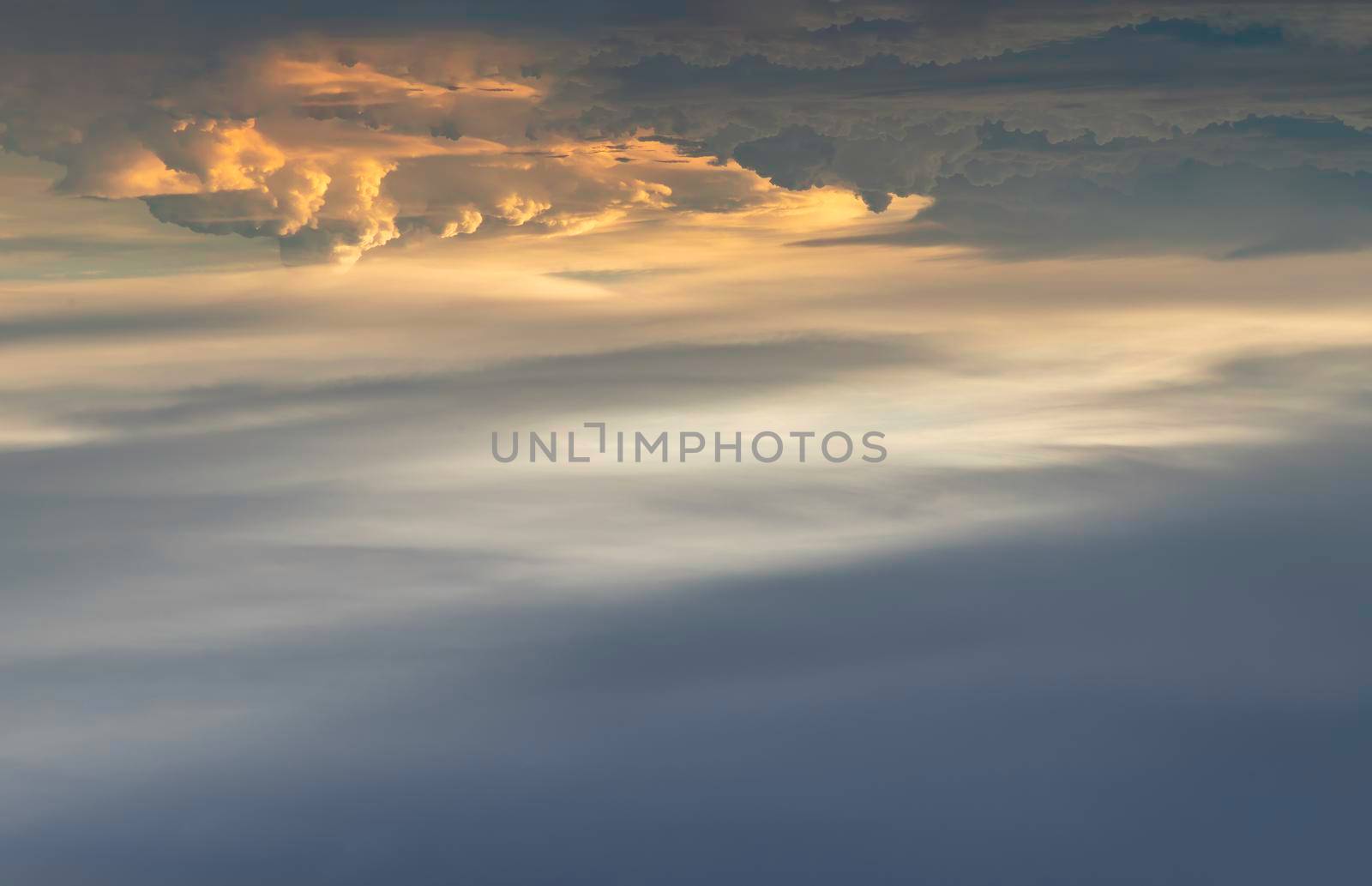 Beautiful clouds in the Beautiful sky at Before sunset. Copy space, No focus, specifically.