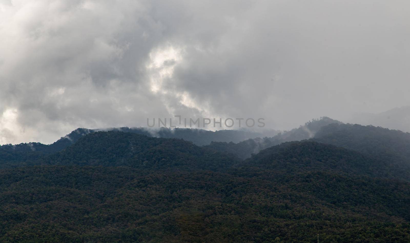 Beauty sky day and Big mountain in background at Doi Suthep in Mueang Chiang Mai District. Copy Space, No focus, specifically.