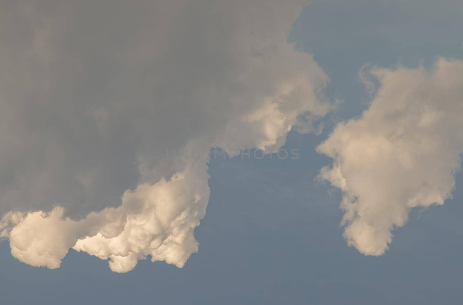 The cloudy beautiful sky with the light shining from the sun. The softness of the cloud creates a feeling of relaxation. copy space.