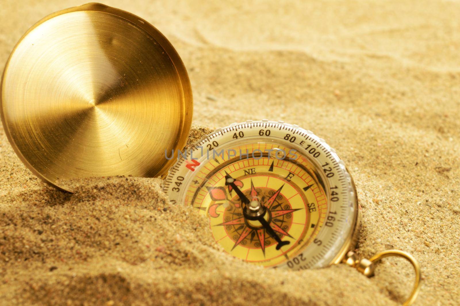 A lost compass buried into the sands below makes it hard to find your bearings.