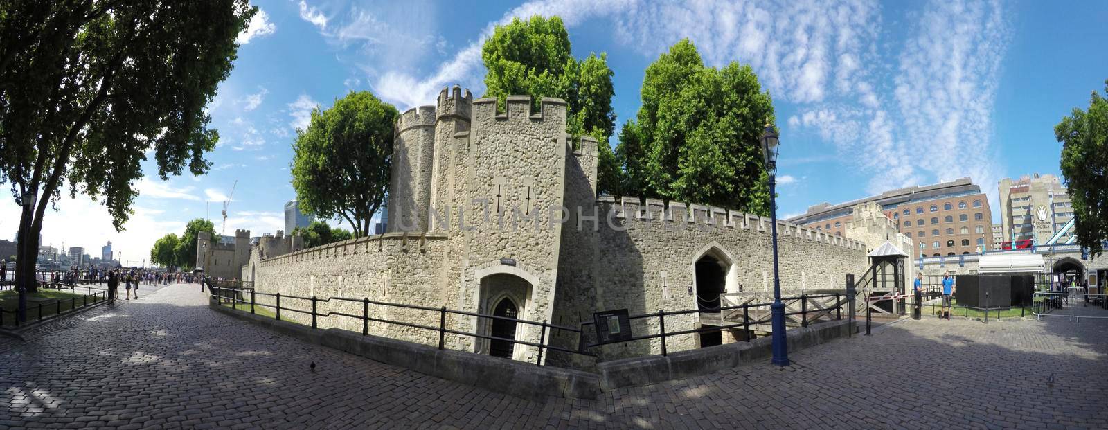 LONDON, ENGLAND- 29 June, 2017: Tower of London. A historical castle, fortress.