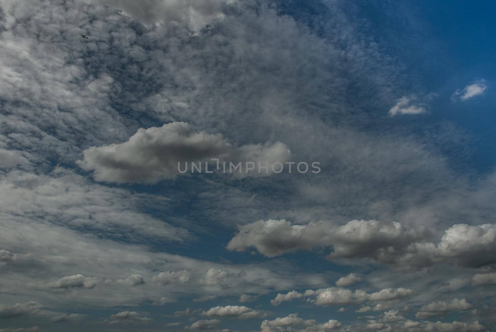 Dramatic sky with stormy clouds, Beautiful cloudy sky, copy space.