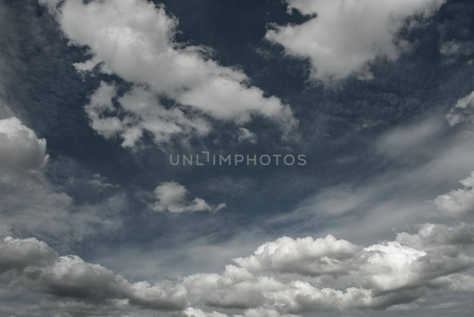 Dramatic sky with stormy clouds, Beautiful cloudy sky, copy space.