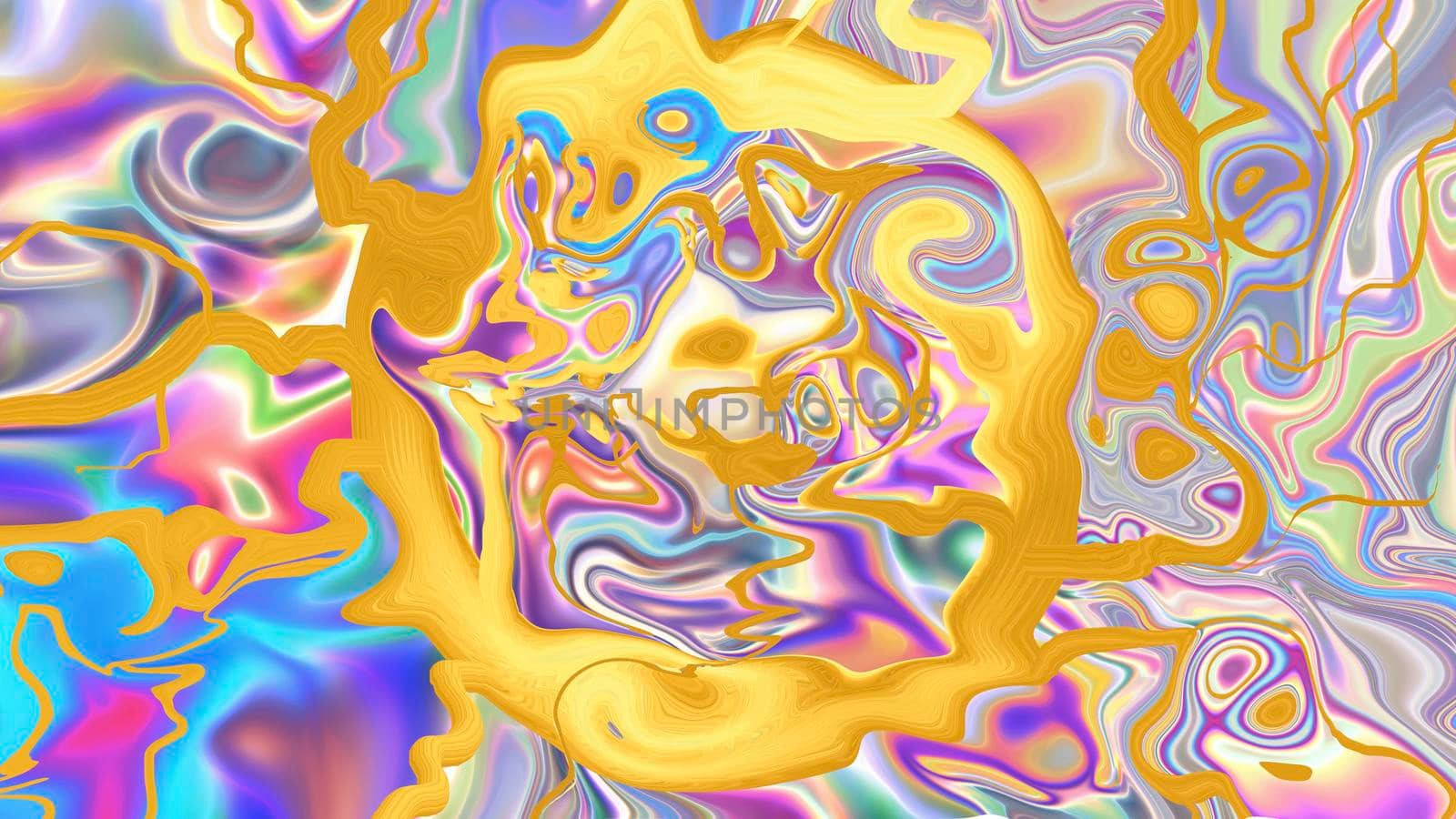 Abstract multicolored rainbow blurred background.