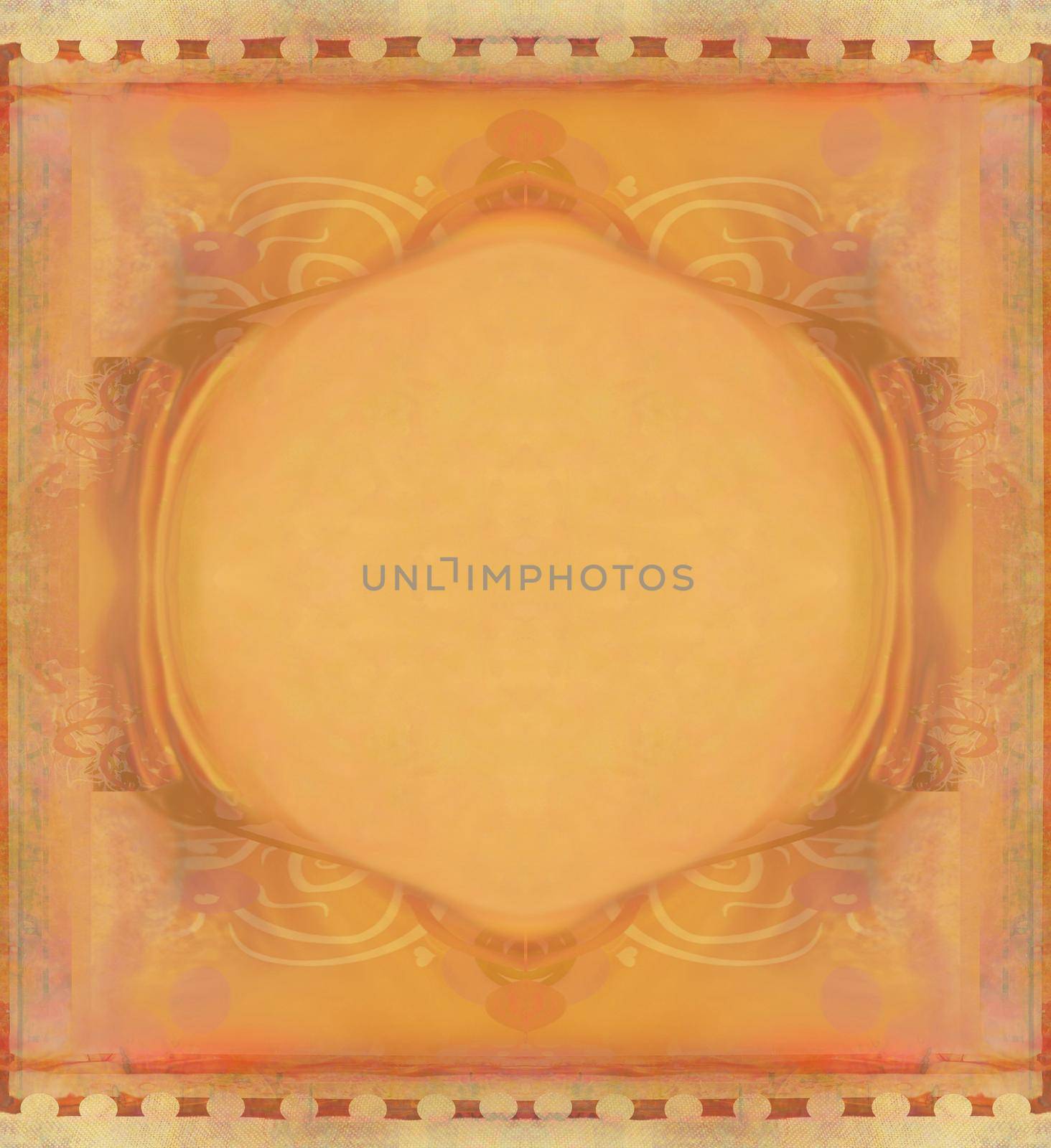 Vintage Grunge Frame For Congratulation