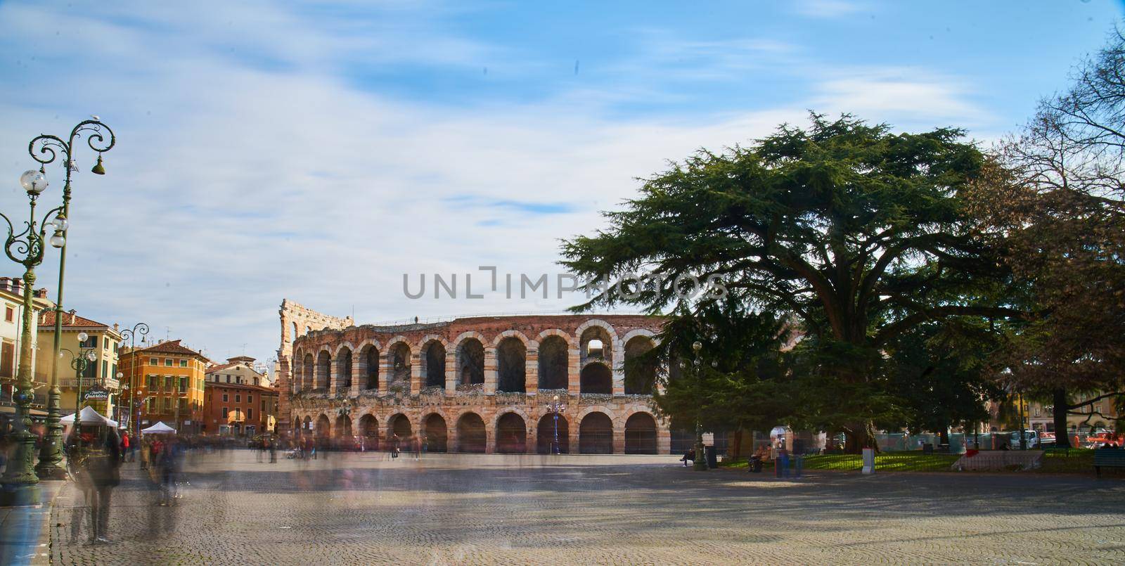 Historical Roman building of Arena Di Verona