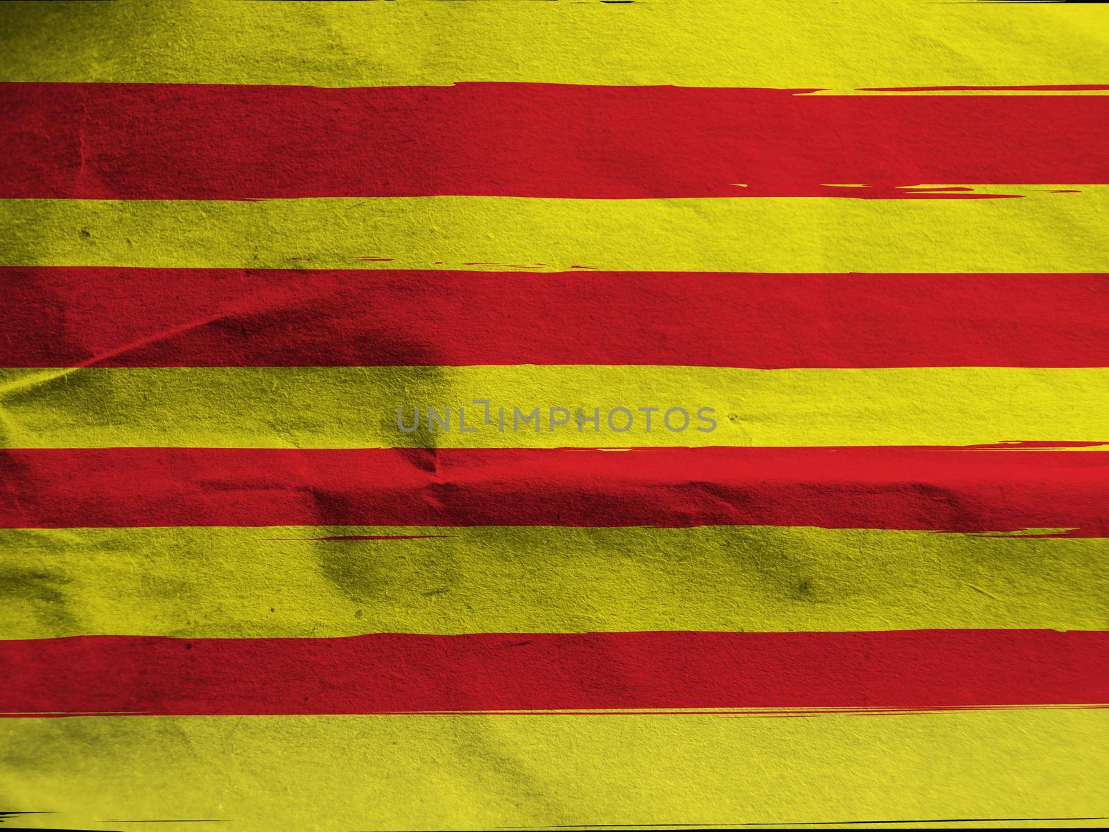 Grunge Catalonia flag by aroas