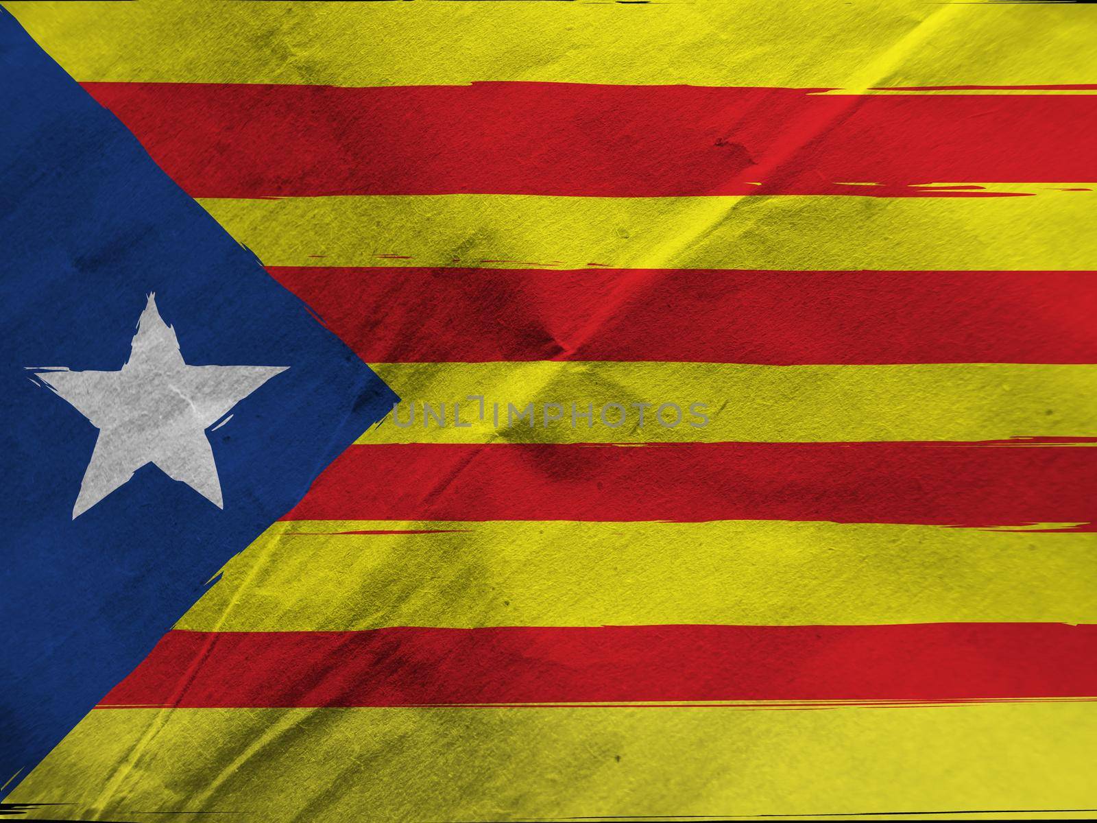 Grunge Catalonia flag by aroas