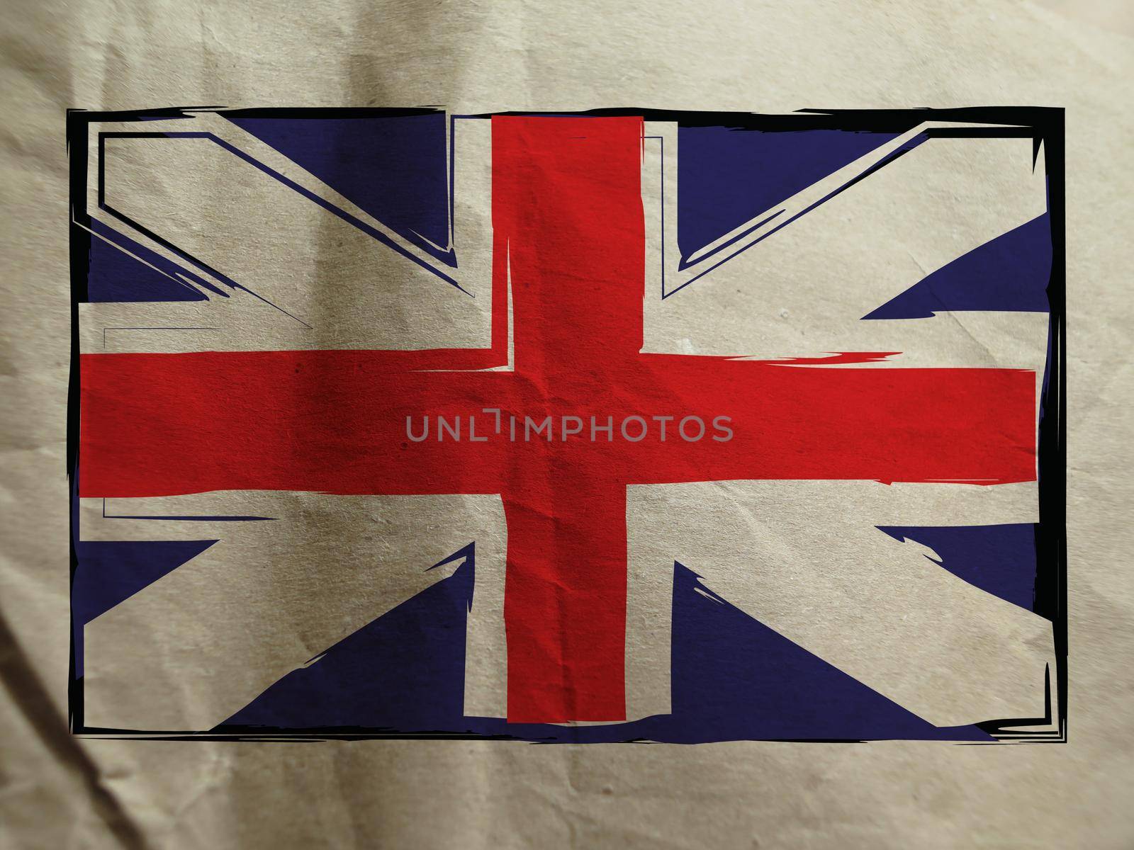 Grunge UK flag by aroas