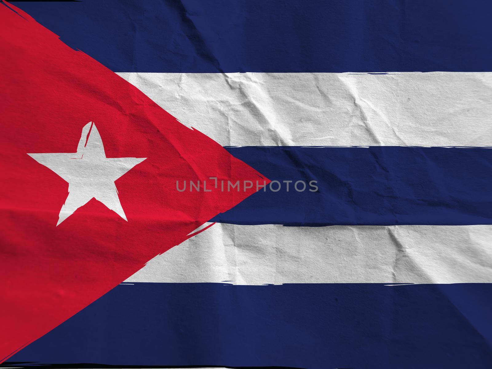 abstract CUBA flag by aroas