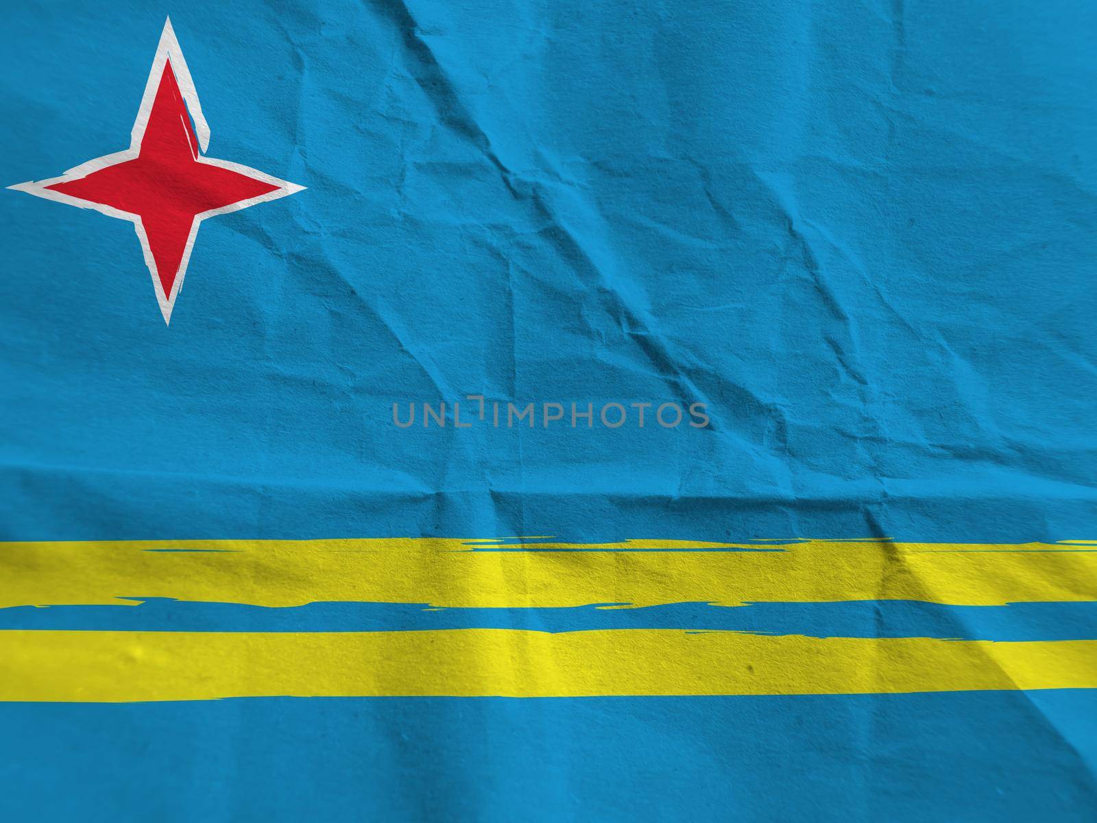 abstract ARUBA flag or banner