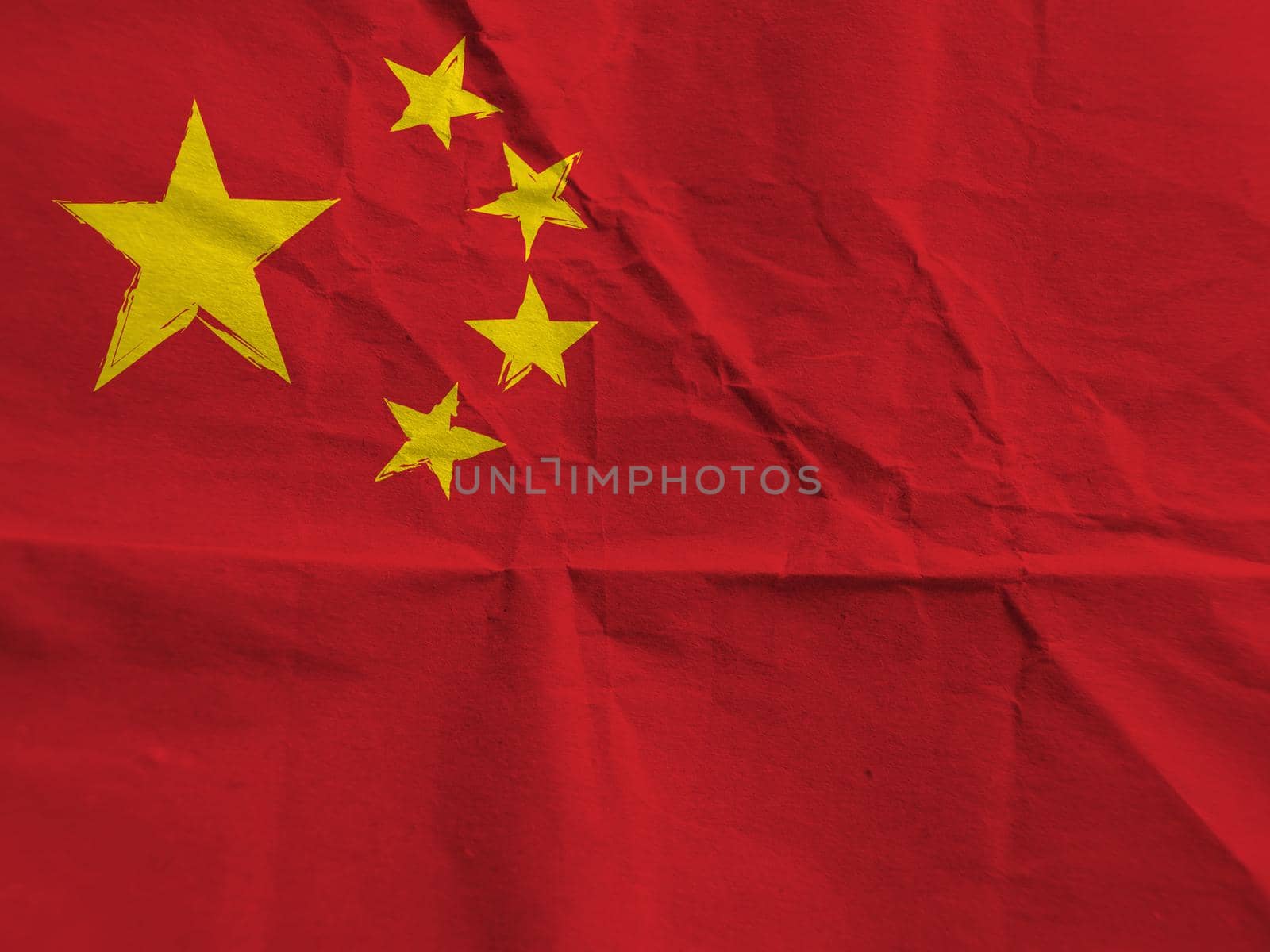 abstract CHINESE flag by aroas