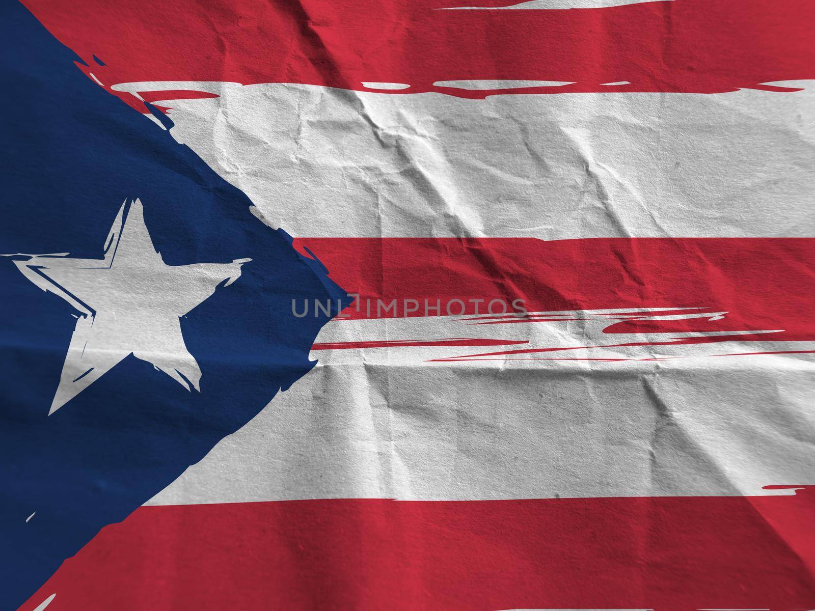 Grunge PUERTO RICO flag or banner