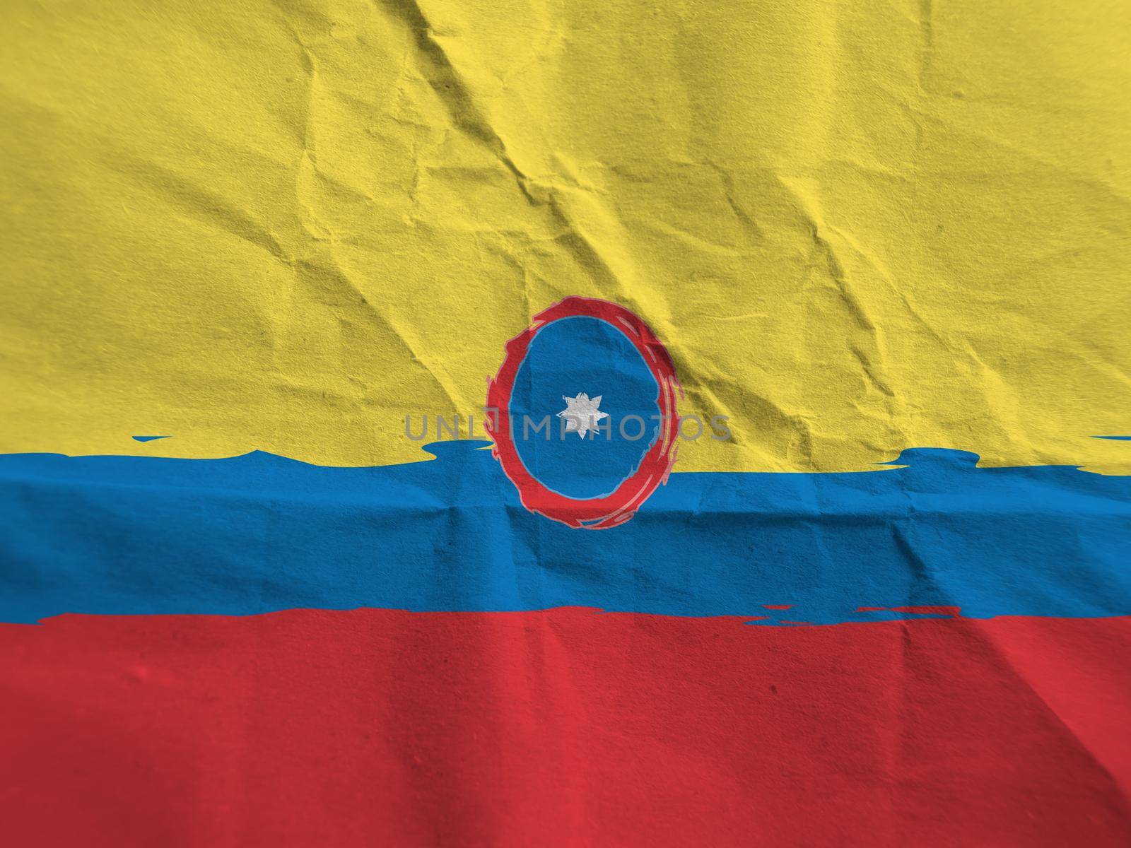 abstract COLOMBIA flag by aroas