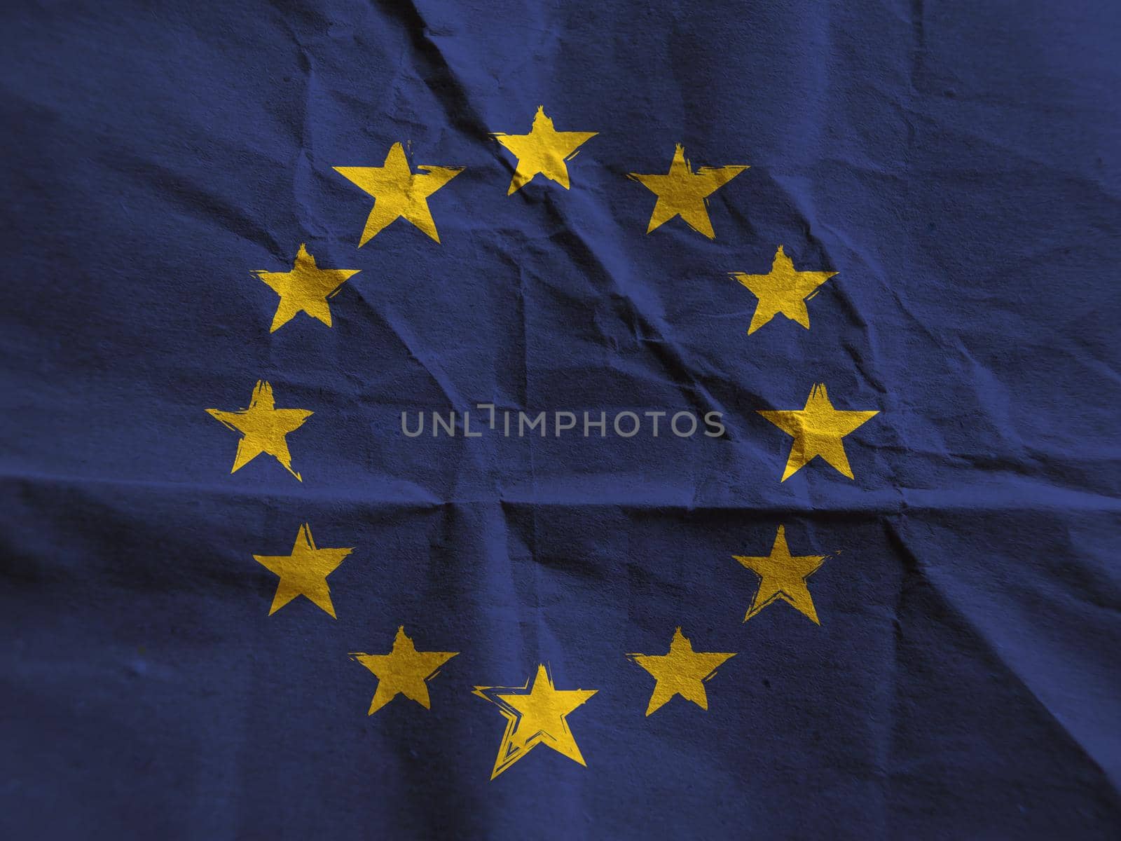 Grunge EUROPEAN UNION flag by aroas