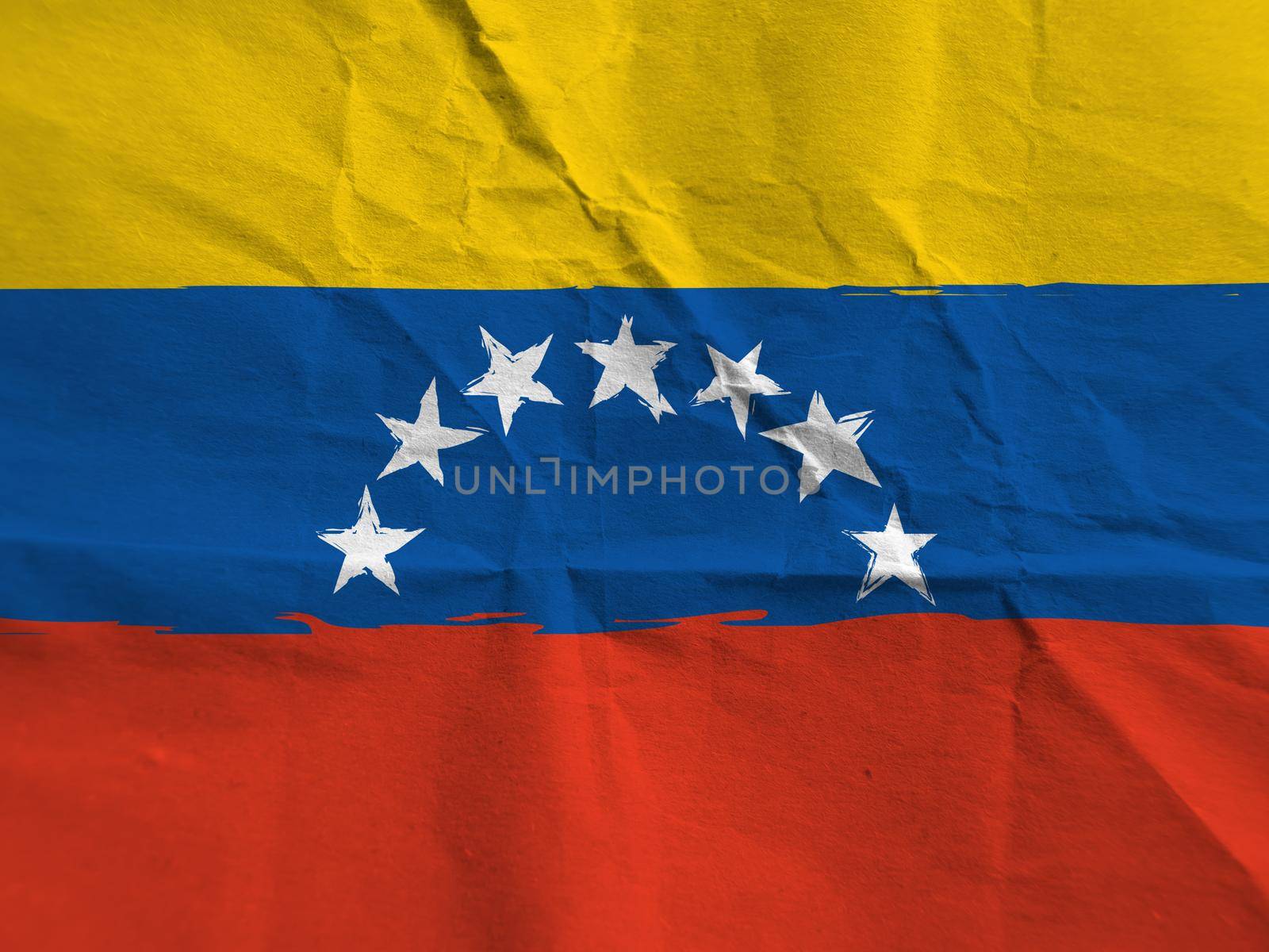 abstract VENEZUELA flag or banner