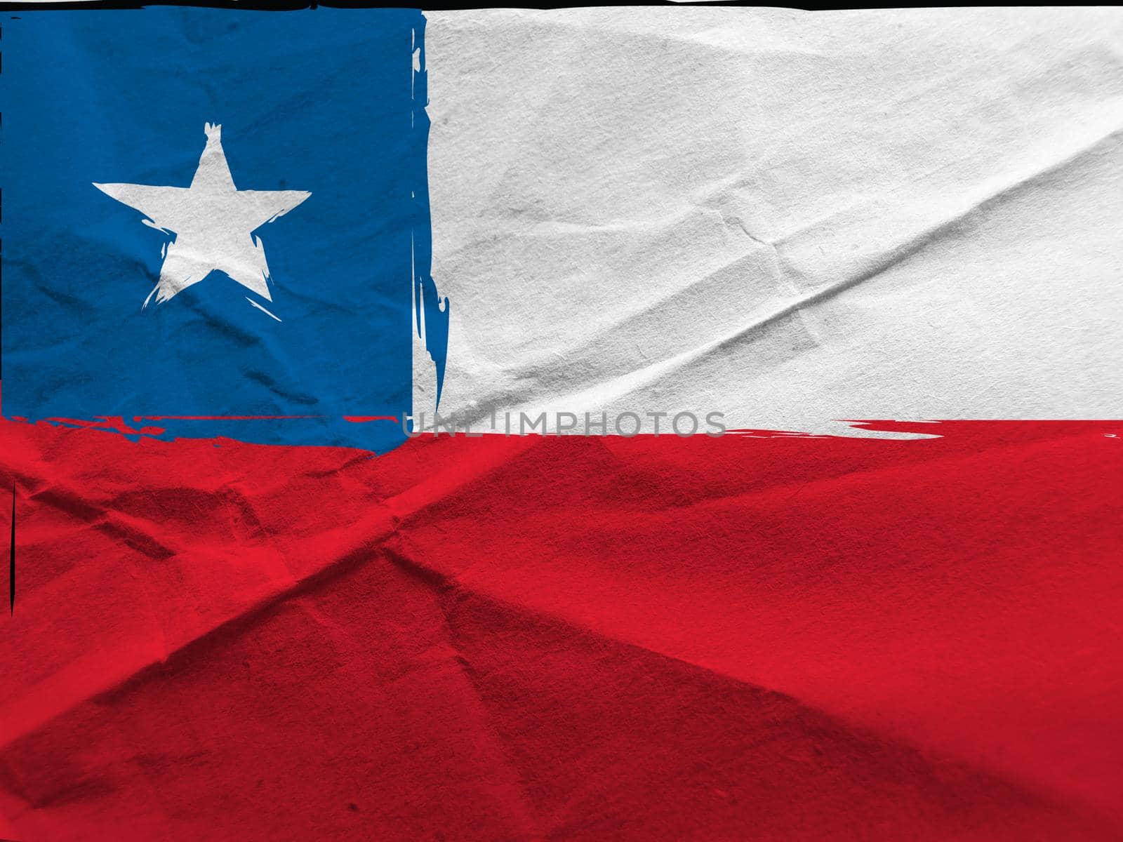 abstract CHILEAN flag by aroas