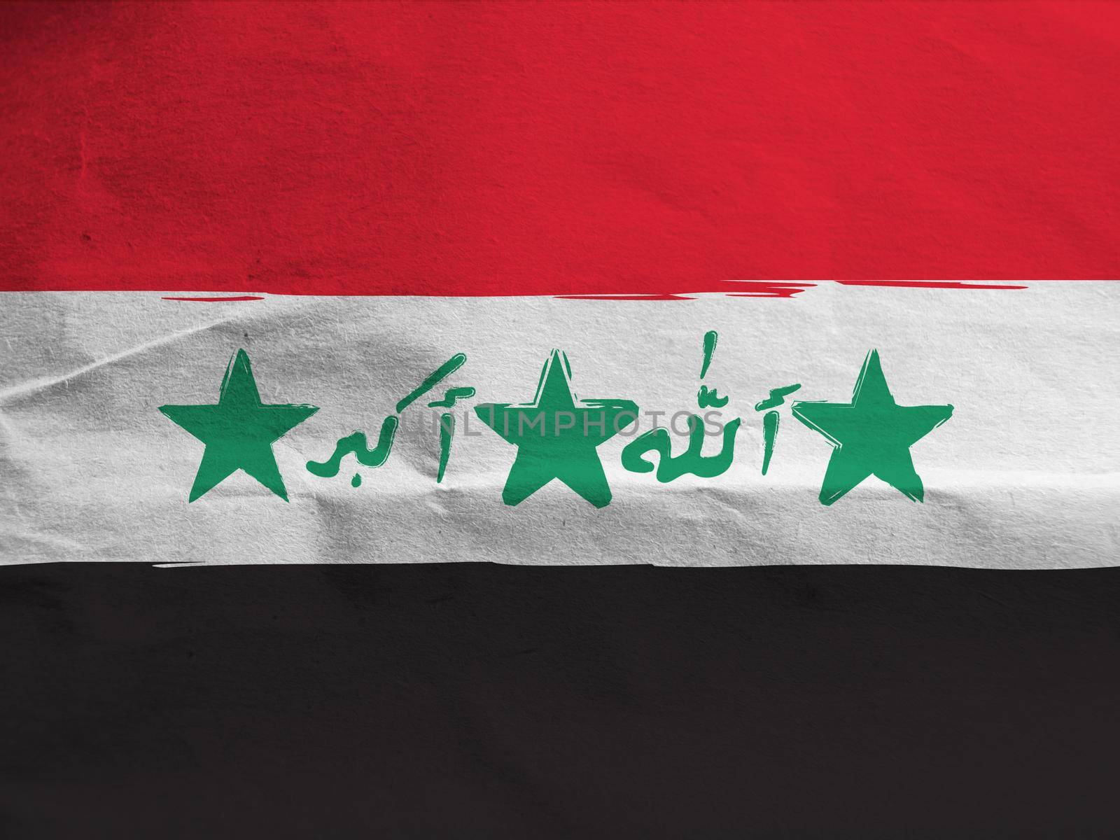 abstract IRAQ flag or banner