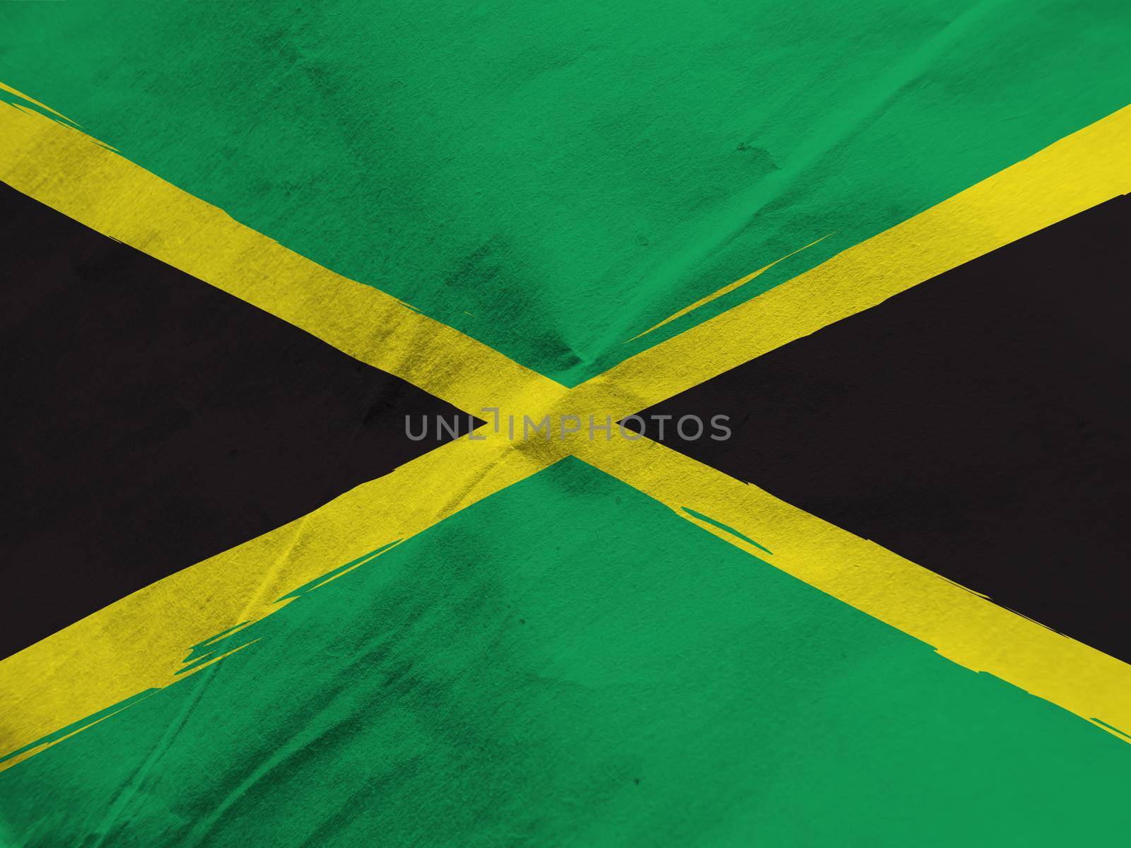 abstract JAMAICAN flag or banner