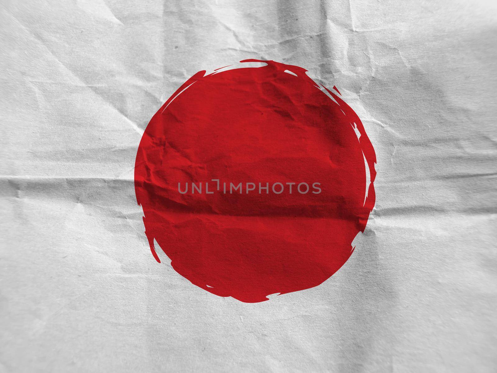 abstract JAPANESE flag or banner