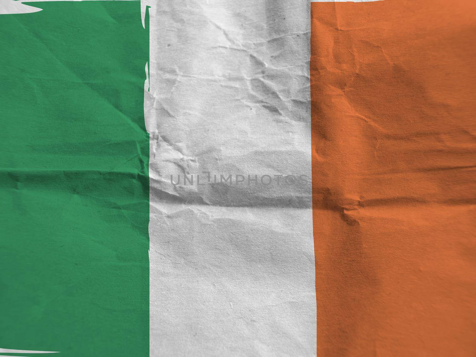 Grunge IRELAND flag or banner