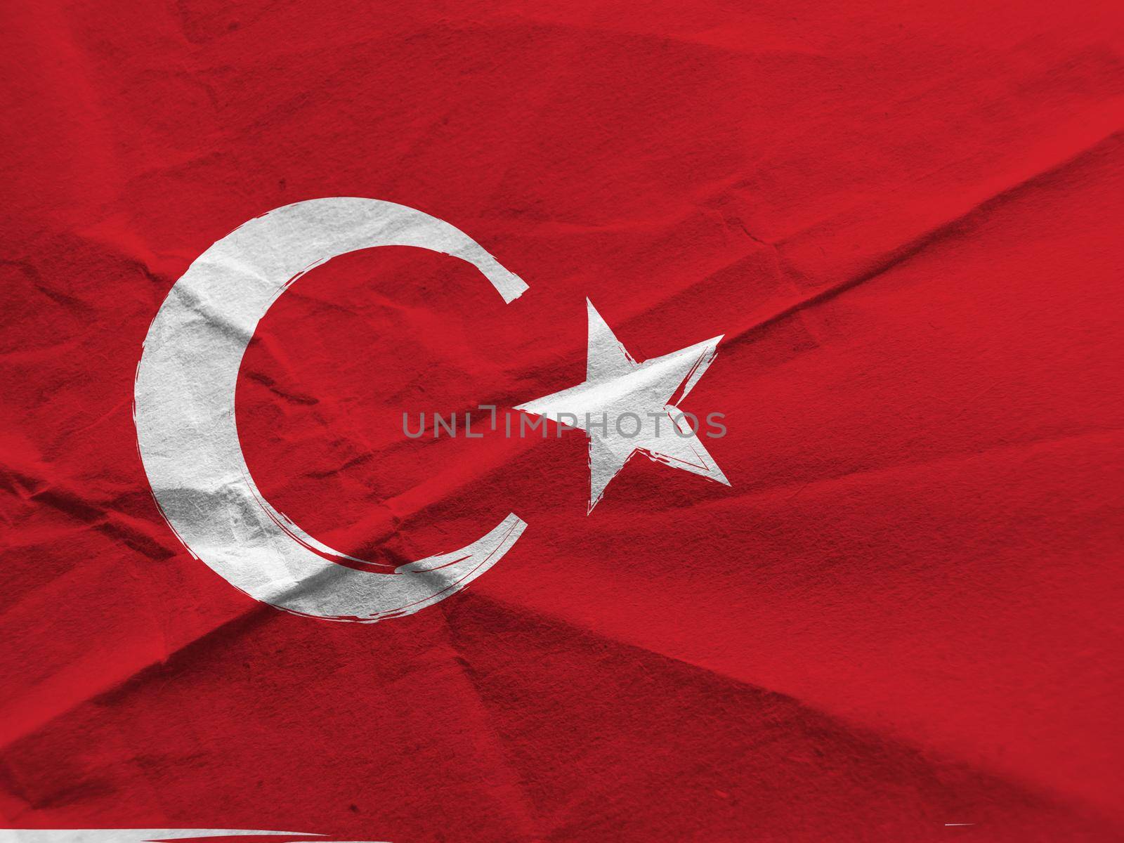 Grunge TURKEY flag or banner