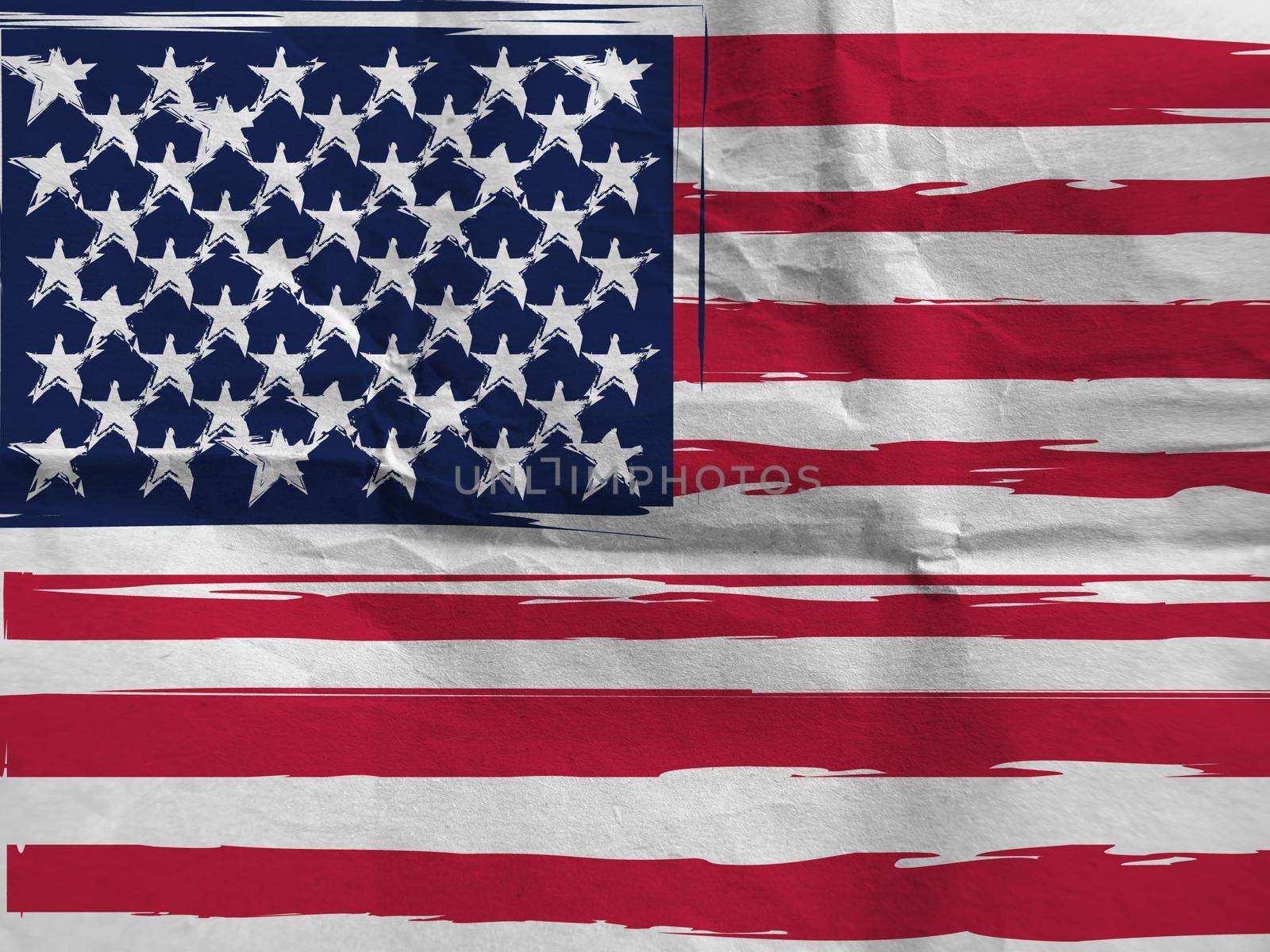 Grunge UNITED STATES flag by aroas