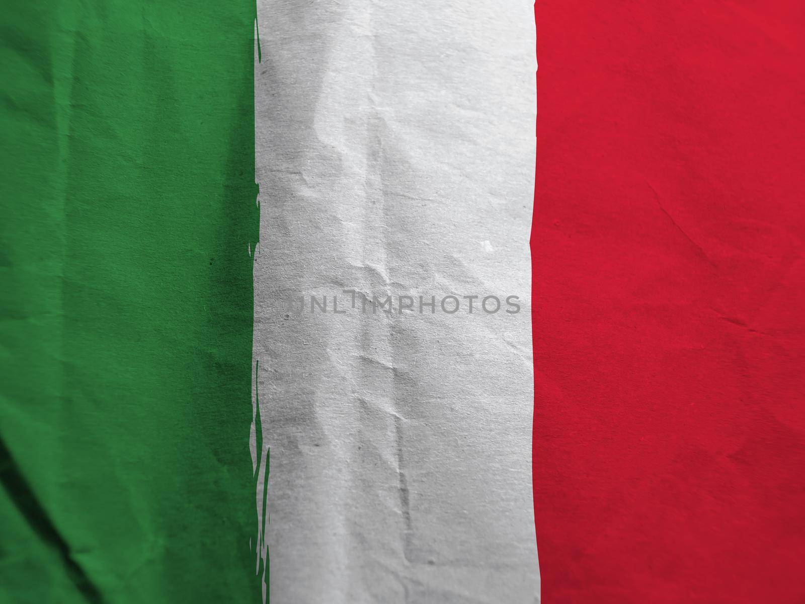 Grunge ITALY flag or banner